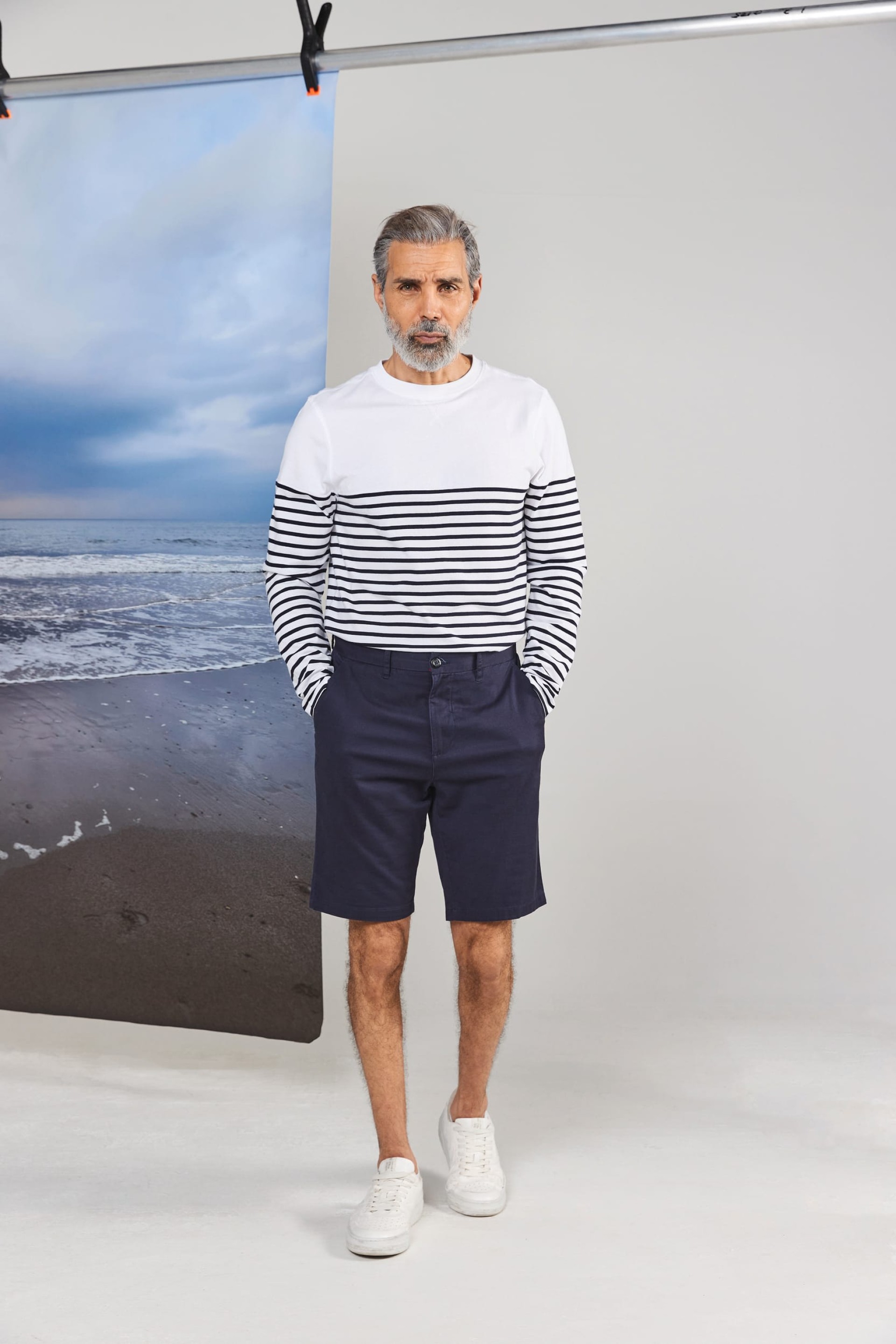 Bermudas Chino de homem com stretch - FR605