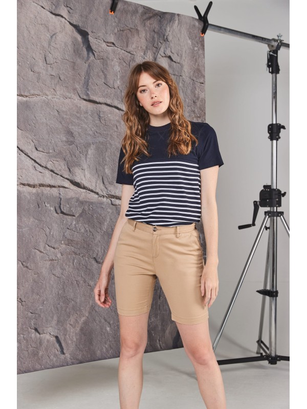 Bermudas Chino de senhora com stretch - FR606