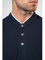 Polo com gola à padre de manga curta - K223