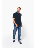 Polo com gola à padre de manga curta - K223