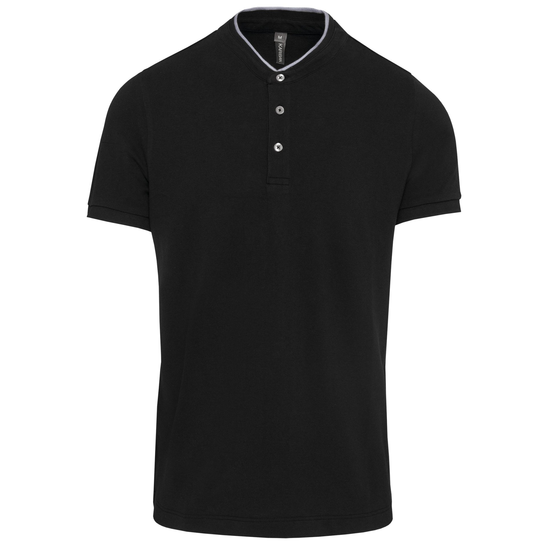 Polo com gola à padre de manga curta - K223