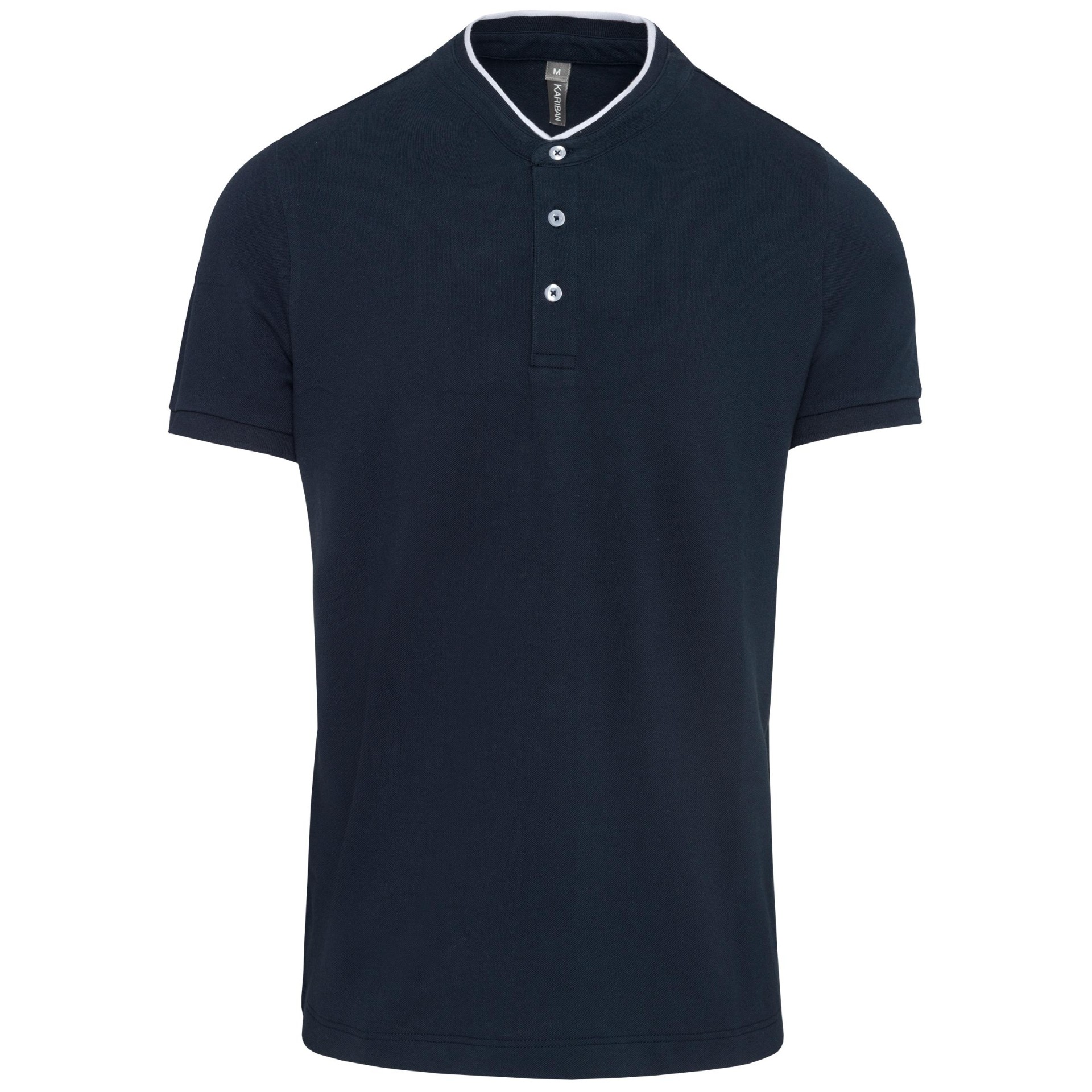 Polo com gola à padre de manga curta - K223