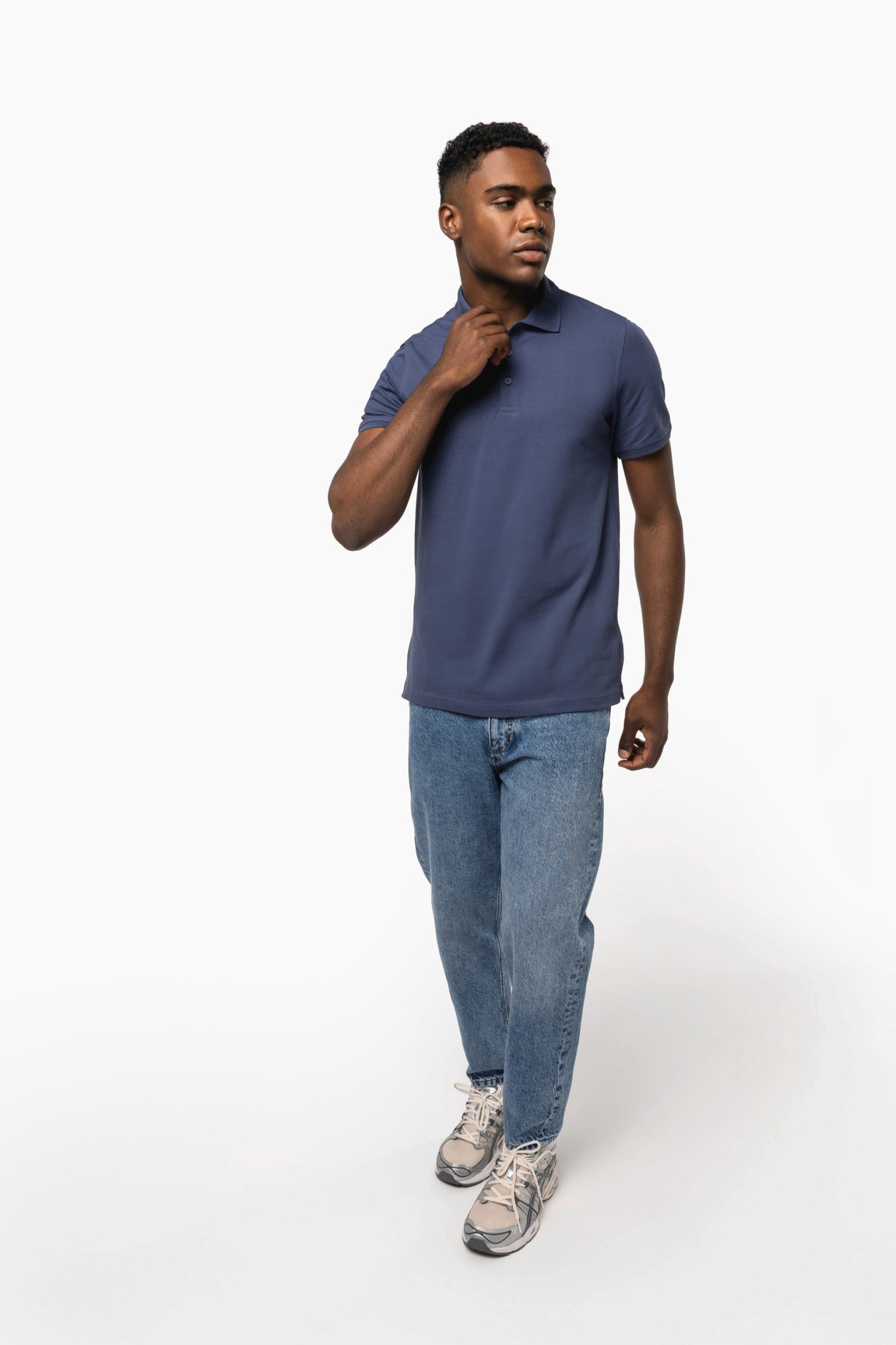 Polo piqué manga curta homem - K239