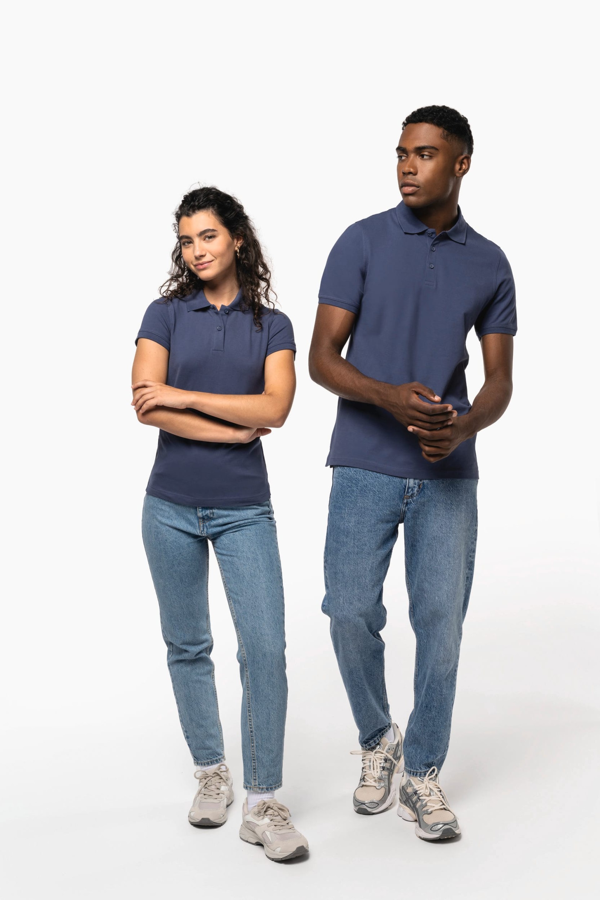 Polo piqué manga curta homem - K239