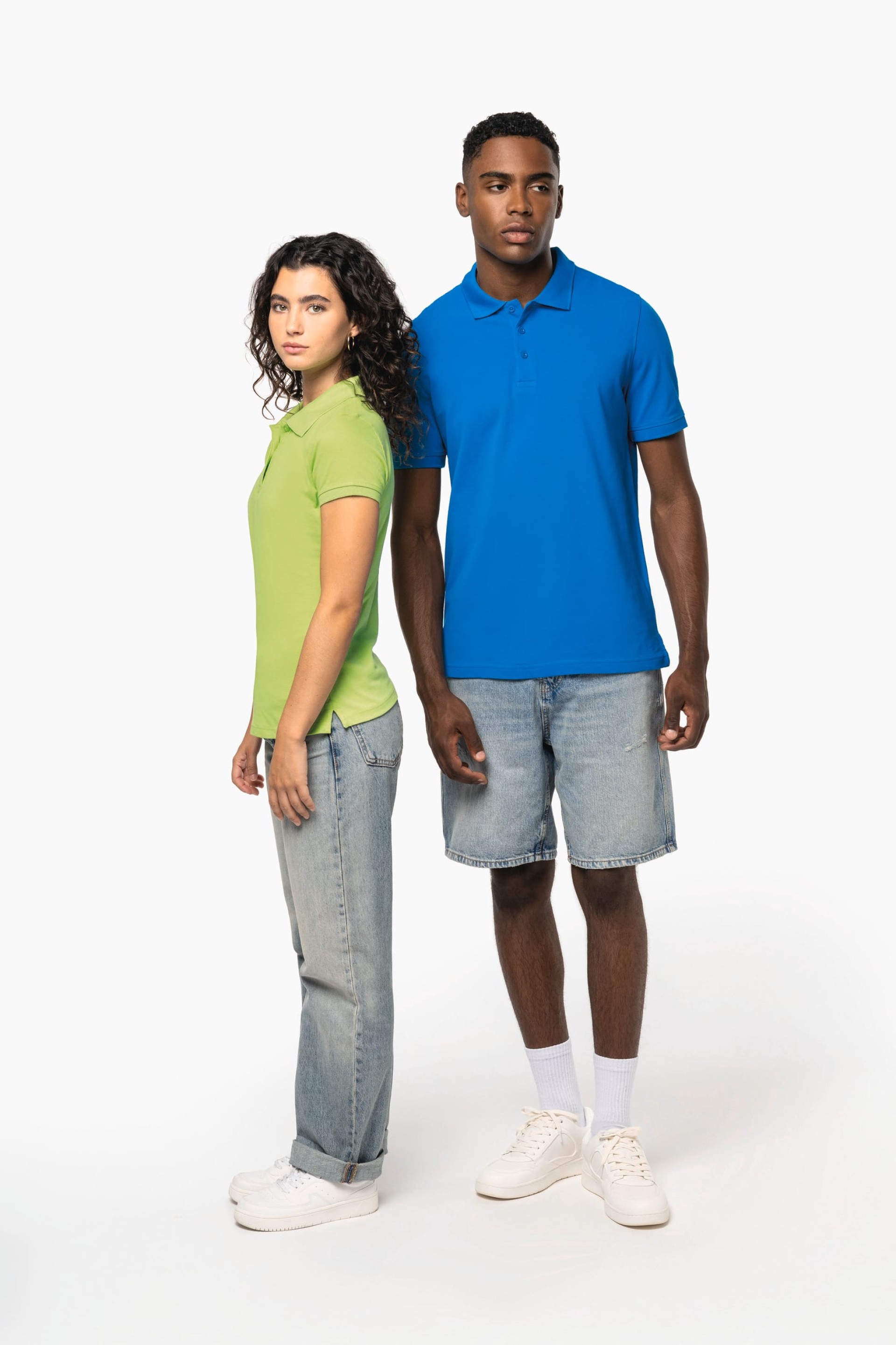 Polo piqué manga curta homem - K241