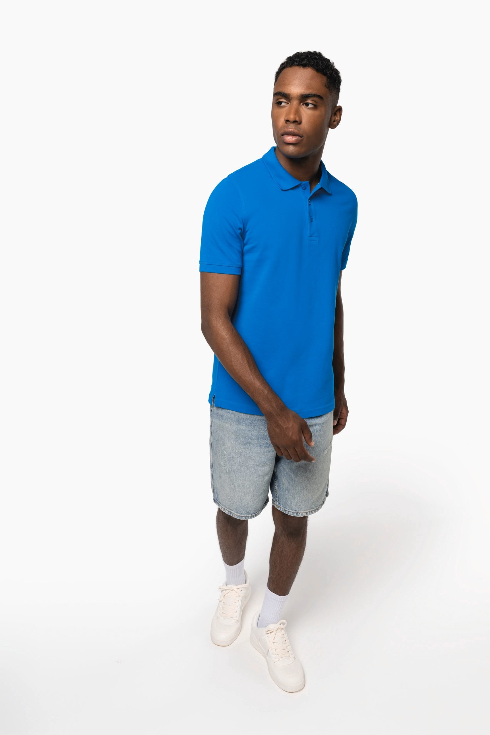 Polo piqué manga curta homem - K241