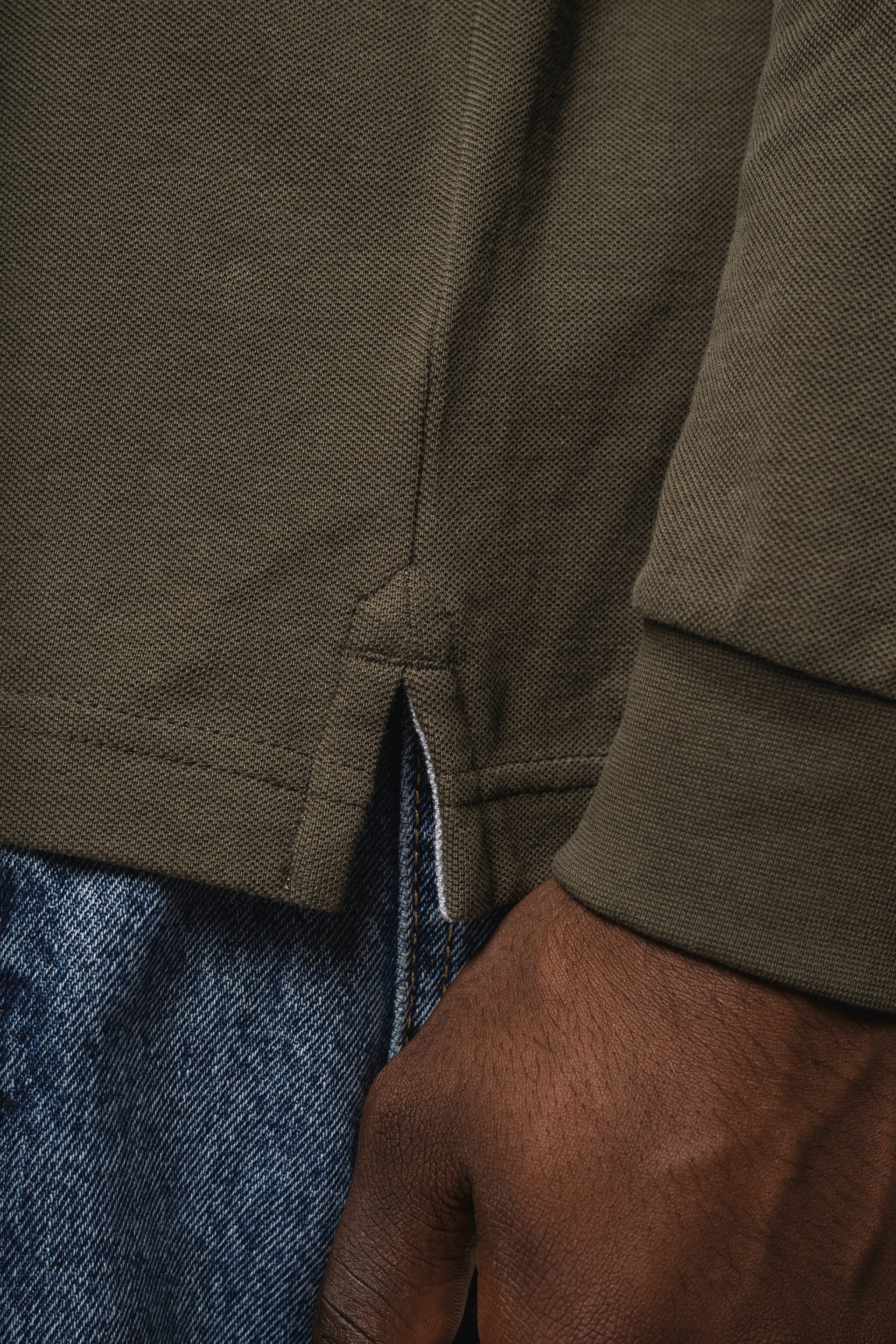 Polo de manga comprida - K243C