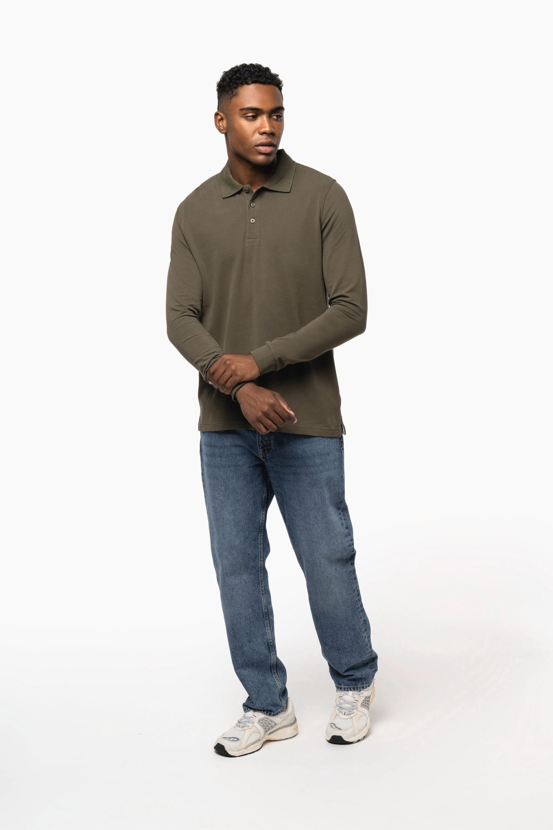 Polo de manga comprida - K243C