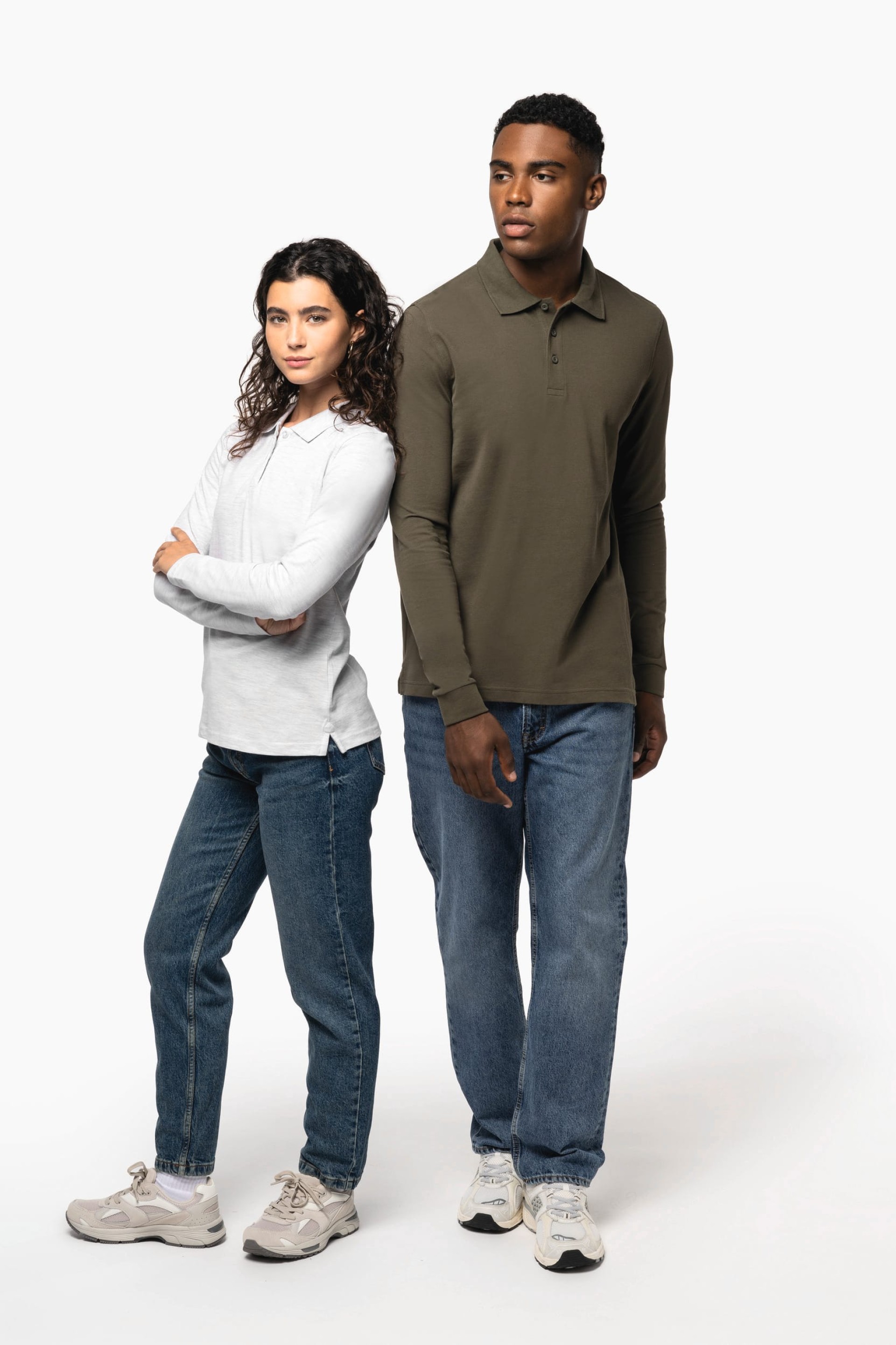 Polo de manga comprida - K243C