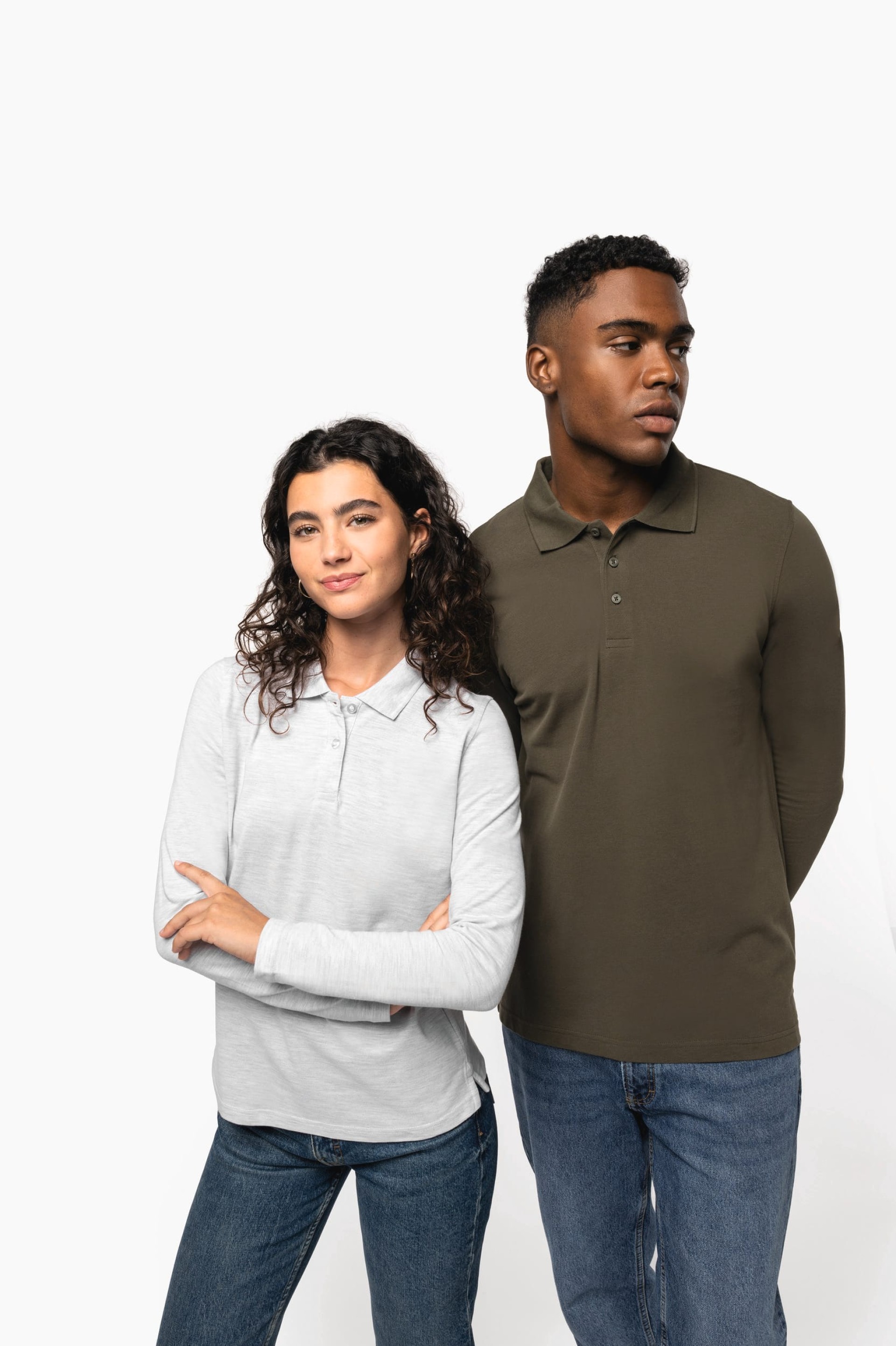 Polo de manga comprida - K243C