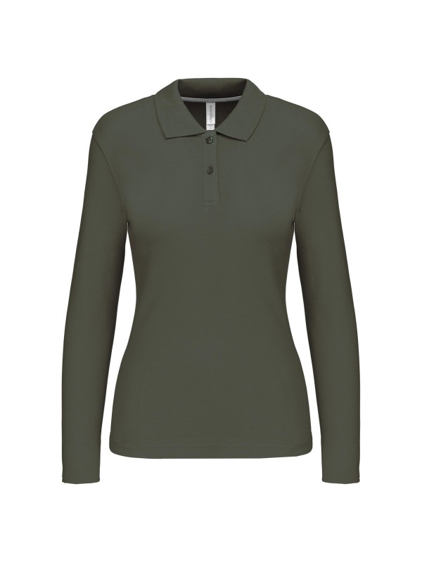 Polo manga comprida - K244C