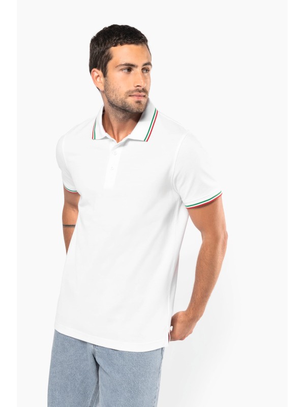 Polo malha piqué manga curta - K250