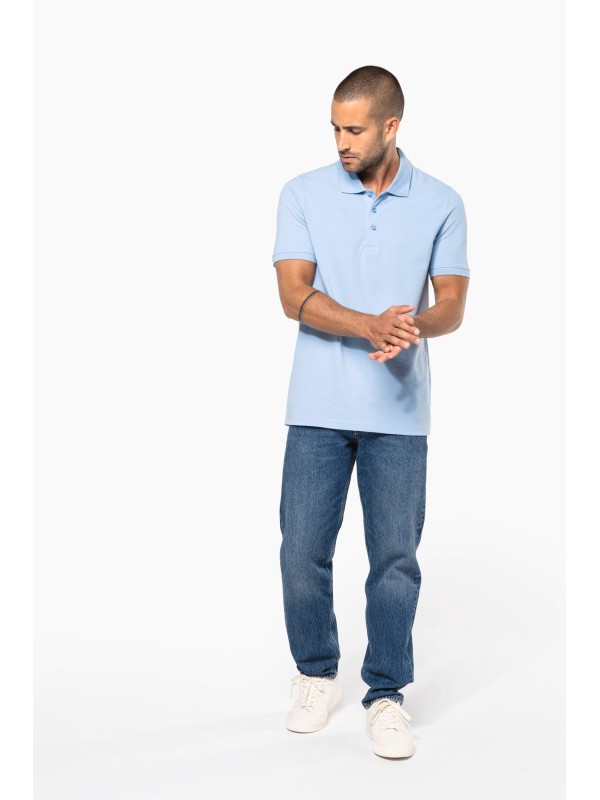 Polo piqu de manga curta - K254C