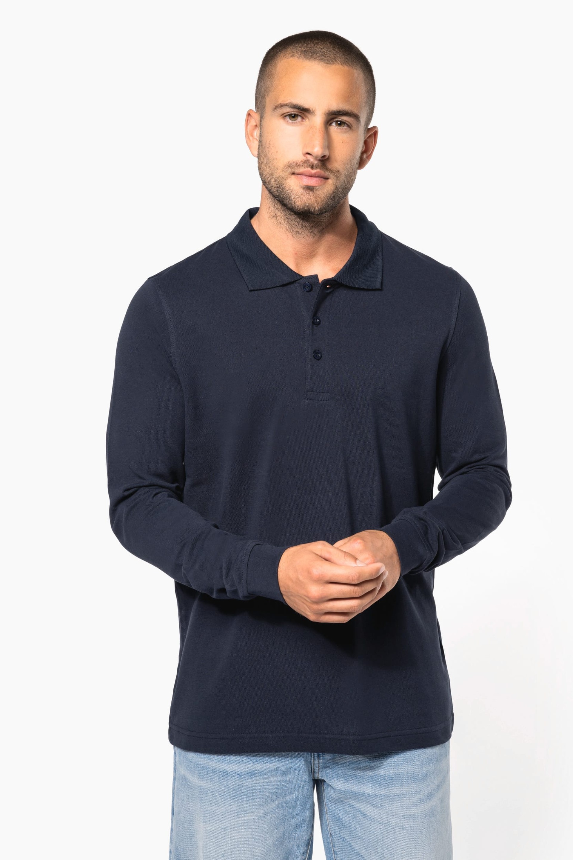 Polo piqué de manga comprida - K256C