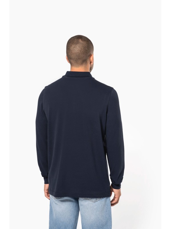 Polo piqu� de manga comprida - K256C