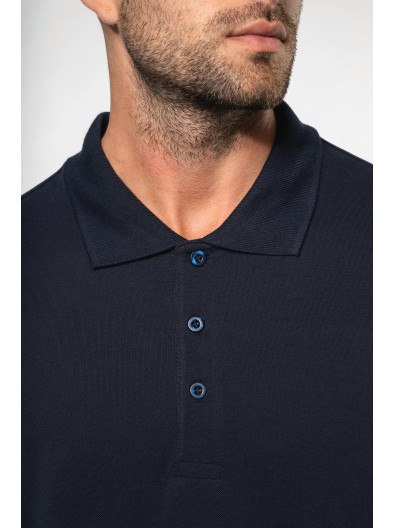 Polo piqu� de manga comprida - K256C
