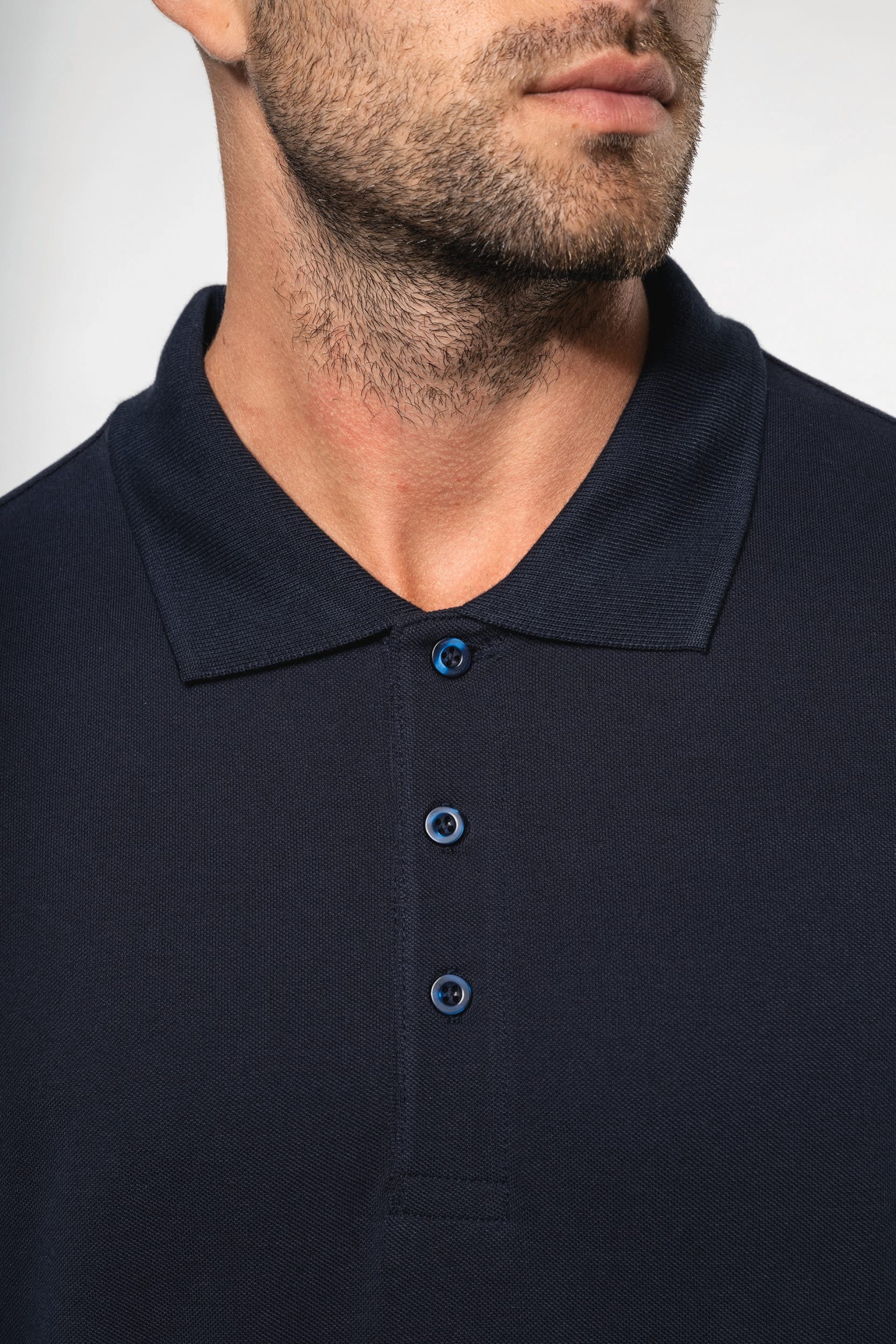 Polo piqué de manga comprida - K256C