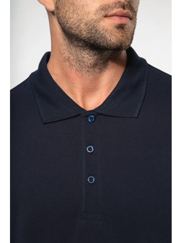 Polo piqu� de manga comprida - K256C