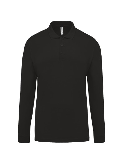 Polo piqu de manga comprida - K256C