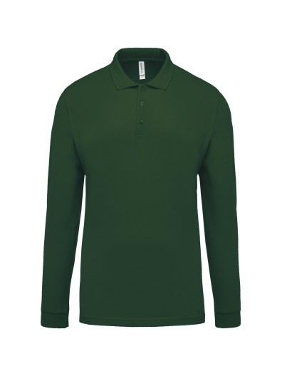 Polo piqu de manga comprida - K256C