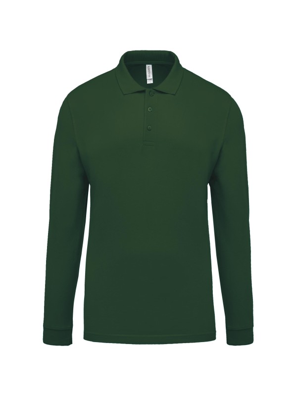 Polo piqu de manga comprida - K256C