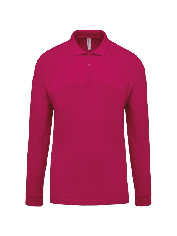 Polo piqu de manga comprida - K256C