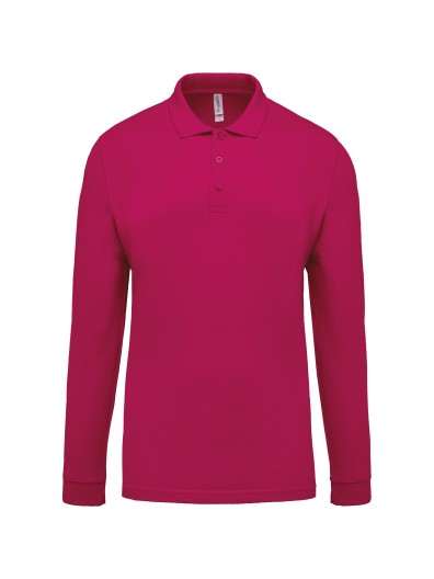 Polo piqu de manga comprida - K256C