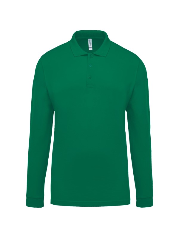 Polo piqu de manga comprida - K256C