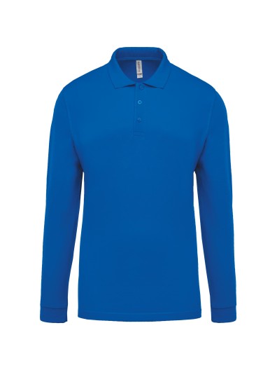 Polo piqu de manga comprida - K256C