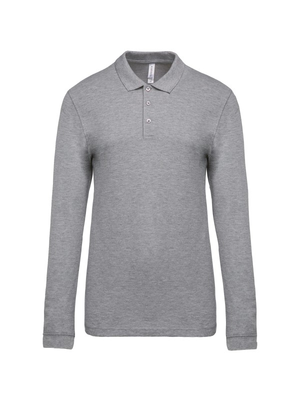 Polo piqu de manga comprida - K256C
