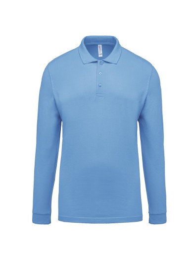 Polo piqu de manga comprida - K256C