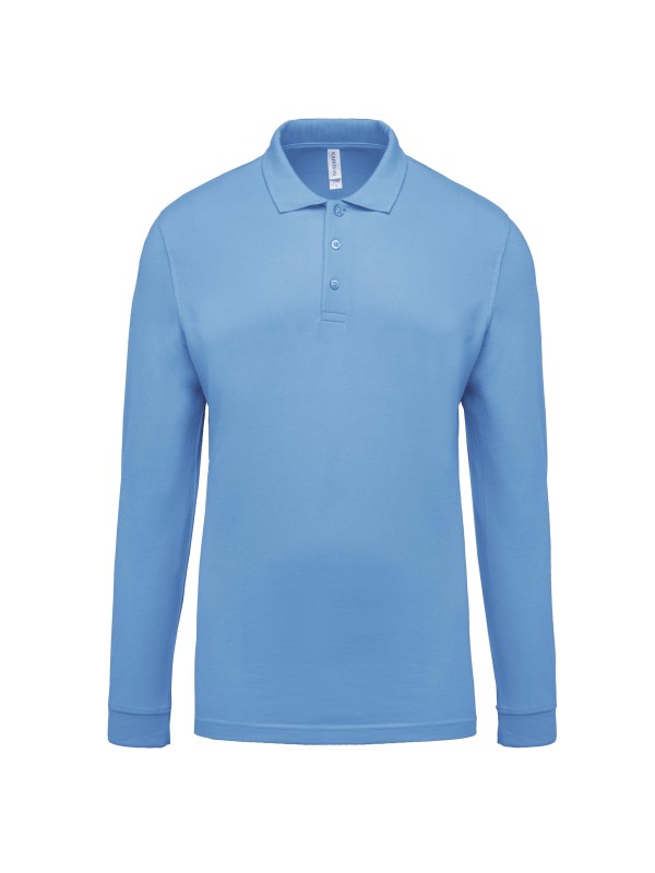 Polo piqu de manga comprida - K256C