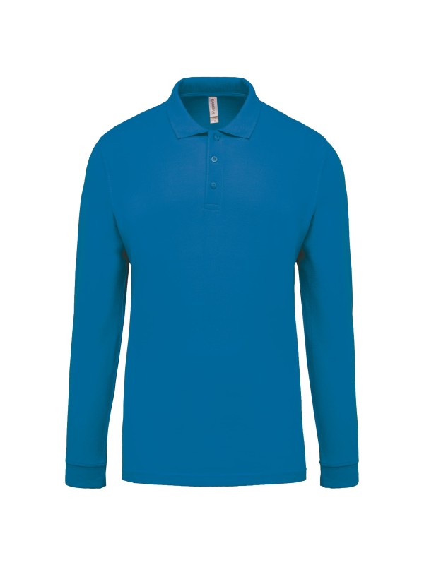 Polo piqu de manga comprida - K256C