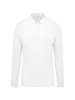 Polo piqu de manga comprida - K256