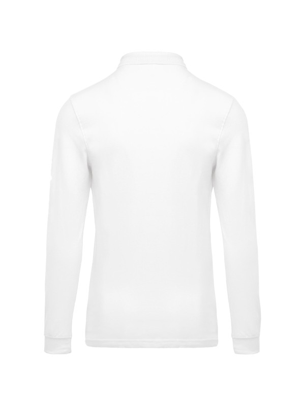 Polo piqu� de manga comprida - K256