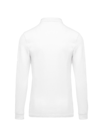 Polo piqu� de manga comprida - K256