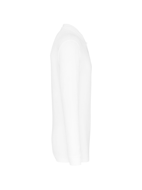 Polo piqu� de manga comprida - K256