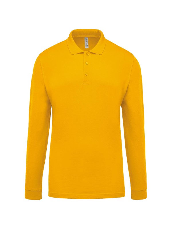 Polo piqu de manga comprida - K256C