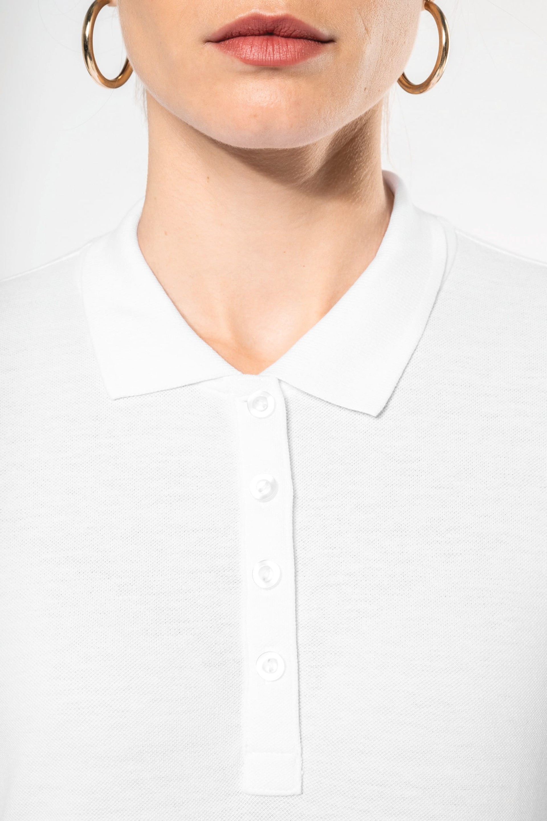 Polo piqué de manga comprida - K257C