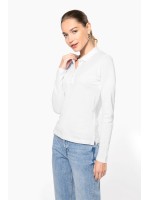 Polo piqu de manga comprida - K257C