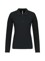 Polo piqu de manga comprida - K257C
