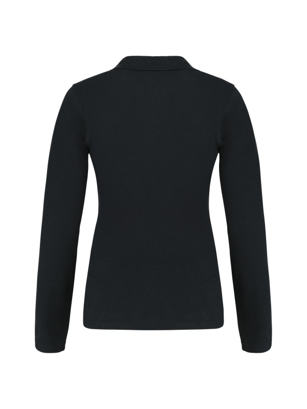 Polo piqu� de manga comprida - K257C