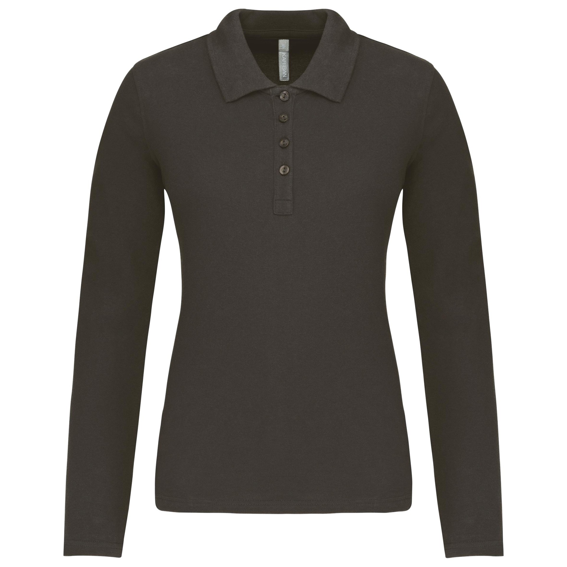 Polo piqué de manga comprida - K257C