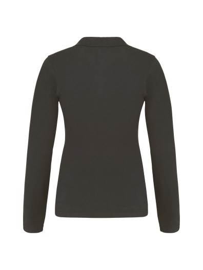 Polo piqué de manga comprida - K257C Polo piqué de manga comprida - K257C