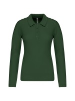 Polo piqu de manga comprida - K257C