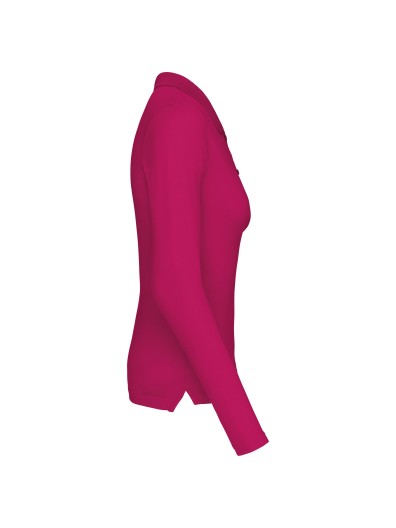 Polo piqu� de manga comprida - K257C