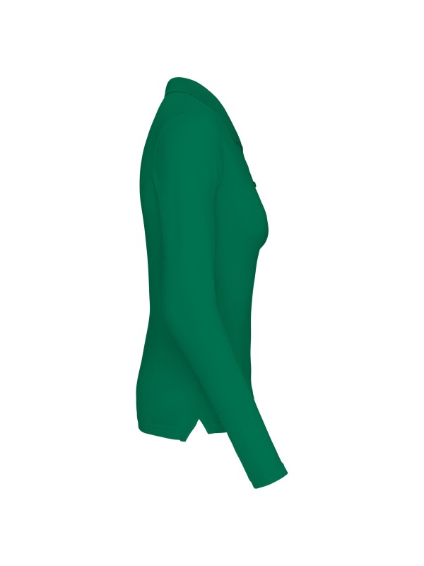 Polo piqu� de manga comprida - K257C