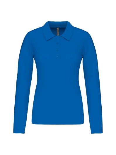 Polo piqu de manga comprida - K257C