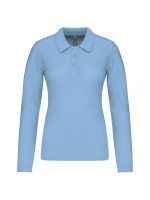 Polo piqu de manga comprida - K257C