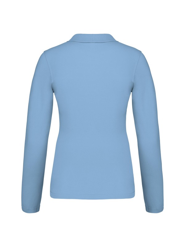 Polo piqu� de manga comprida - K257C